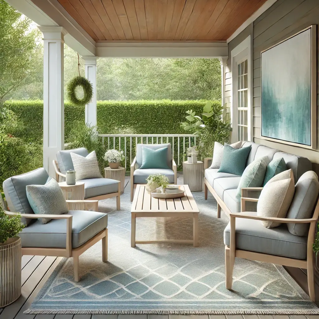 Stylish, durable furniture pieces for living room and outdoor spaces. Accent chairs and outdoor sets for a cozy, effortlessly beautiful home.